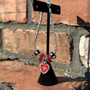 Georgia Bulldogs Charm Bracelet